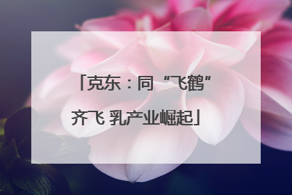 克东：同“飞鹤”齐飞 乳产业崛起